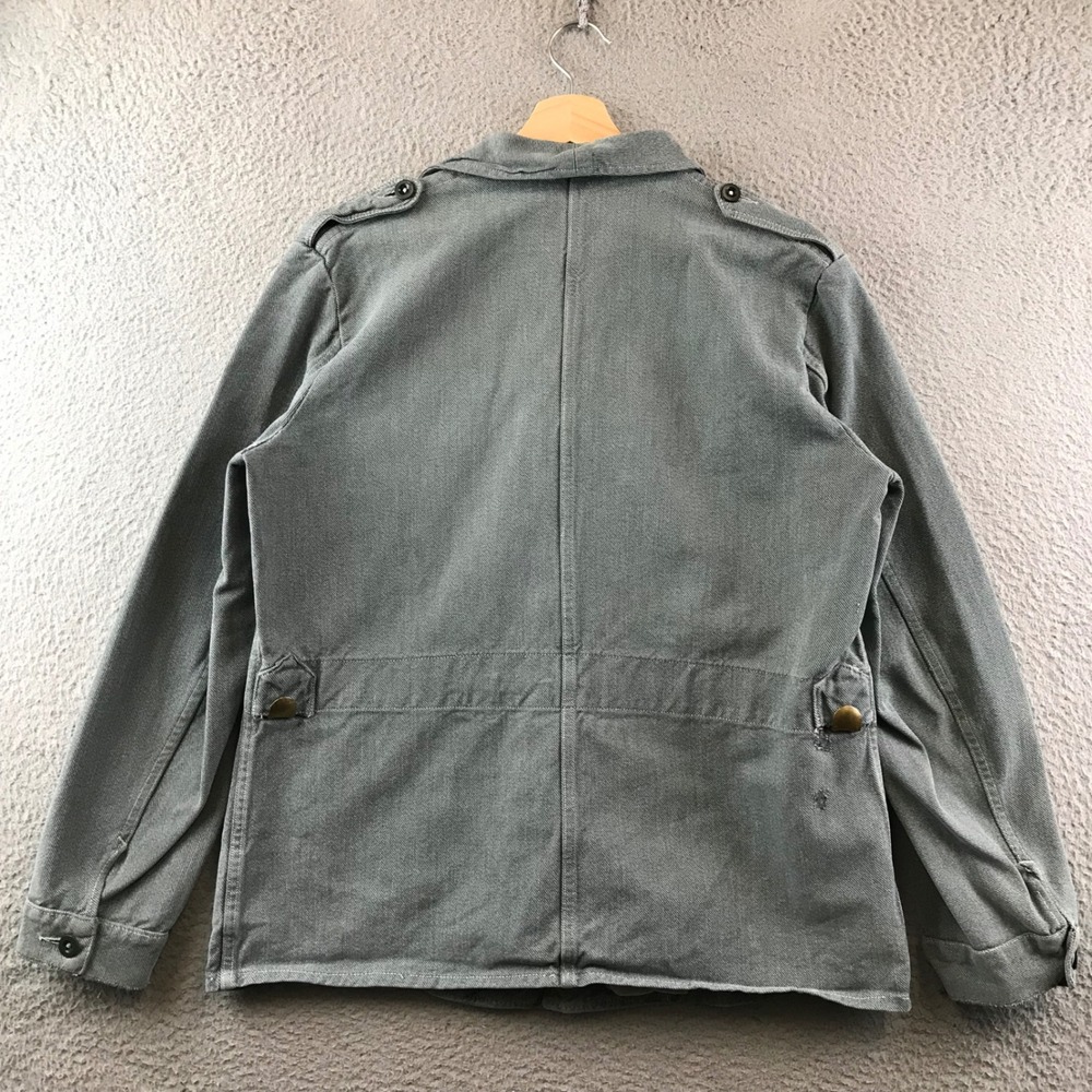 Men's Military Field Jacket - Gray - Picture 2 of 12